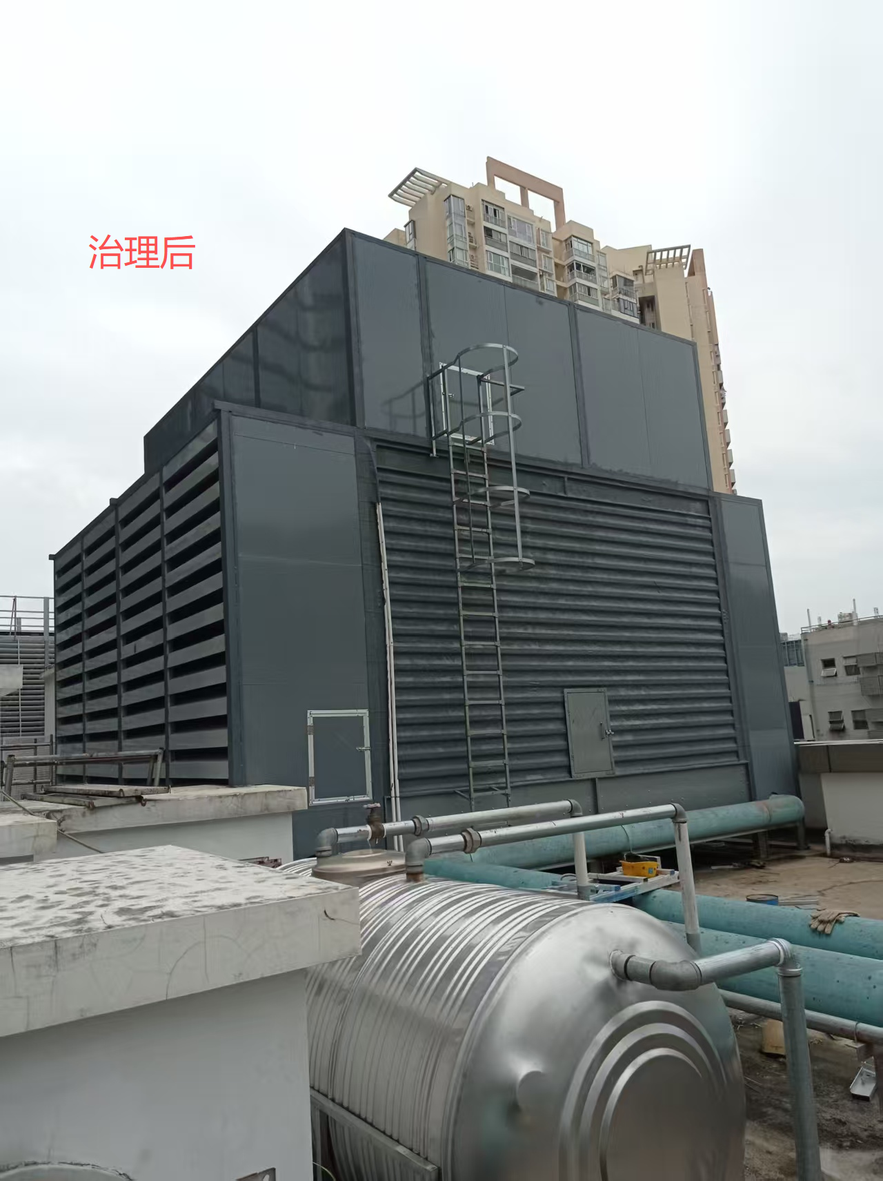 深圳某房地产项目冷却塔噪音治理工程